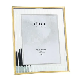 Photo frame Alexandra House Living Golden Crystal 22 x 27 x 2 cm by Alexandra House Living, Table and wall frames - Ref: D162...