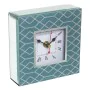 Horloge de table Alexandra House Living Bleu Verre 14 x 14 x 4 cm de Alexandra House Living, Pendulettes de bureau - Réf : D1...