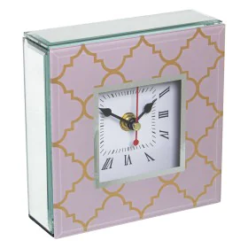 Reloj de Mesa Alexandra House Living Rosa Cristal 14 x 14 x 4 cm de Alexandra House Living, Relojes de escritorio - Ref: D162...