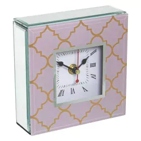 Orologio da Tavolo Alexandra House Living Rosa Cristallo 14 x 14 x 4 cm di Alexandra House Living, Orologi da scrivania e da ...