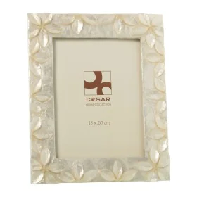 Cadre photo Alexandra House Living Nacre noire 22 X 1 X 27 CM de Alexandra House Living, Cadres muraux et de table - Réf : D1...