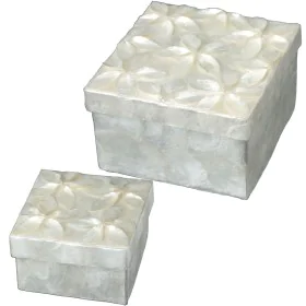 Set of decorative boxes Alexandra House Living Mother of pearl 2 Pieces by Alexandra House Living, Boxes - Ref: D1624970, Pri...