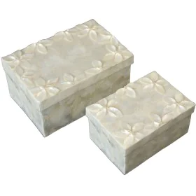 Set of decorative boxes Alexandra House Living Mother of pearl 2 Pieces by Alexandra House Living, Boxes - Ref: D1624975, Pri...