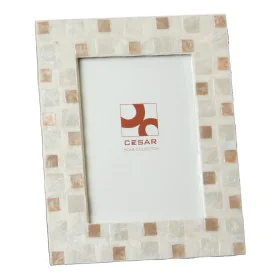 Cadre photo Alexandra House Living Marron Nacre noire 22 X 1 X 27 CM de Alexandra House Living, Cadres muraux et de table - R...