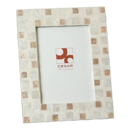 Moldura de Fotos Alexandra House Living Castanho Madrepérola 22 X 1 X 27 CM de Alexandra House Living, Molduras de parede e m...