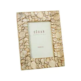 Cadre photo Alexandra House Living Marron Nacre noire 17 x 1 x 22 cm de Alexandra House Living, Cadres muraux et de table - R...