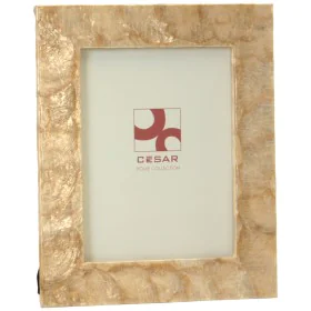 Photo frame Alexandra House Living Brown Mother of pearl 27 X 1 X 32 CM by Alexandra House Living, Table and wall frames - Re...