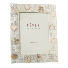 Cadre photo Alexandra House Living Marron Nacre noire 22 X 1 X 27 CM de Alexandra House Living, Cadres muraux et de table - R...