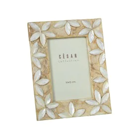 Photo frame Alexandra House Living Brown Mother of pearl 17 x 1 x 22 cm by Alexandra House Living, Table and wall frames - Re...