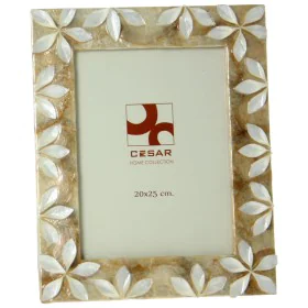 Photo frame Alexandra House Living Brown Mother of pearl 27 X 1 X 32 CM by Alexandra House Living, Table and wall frames - Re...