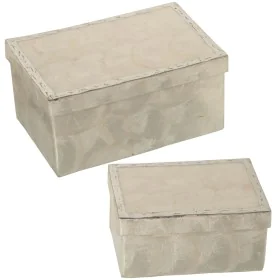 Set of decorative boxes Alexandra House Living Golden Mother of pearl 2 Pieces by Alexandra House Living, Boxes - Ref: D16250...