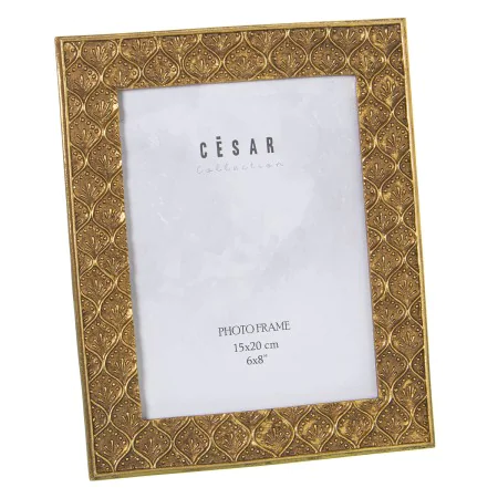 Photo frame Alexandra House Living Golden Plastic 21 x 1 x 25 cm by Alexandra House Living, Table and wall frames - Ref: D162...