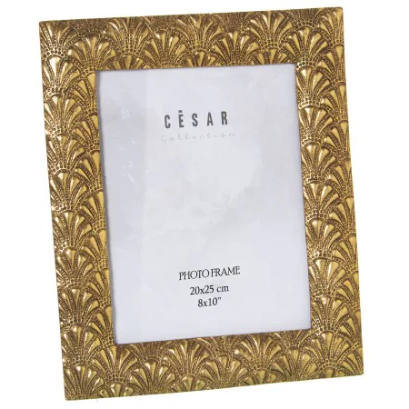 Photo frame Alexandra House Living Golden Plastic 27 X 1 X 32 CM by Alexandra House Living, Table and wall frames - Ref: D162...