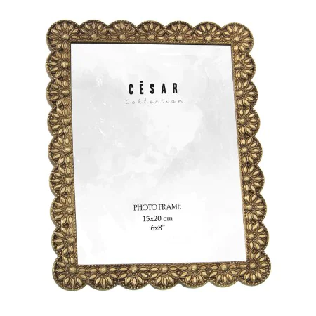 Photo frame Alexandra House Living Golden Plastic 18 x 1 x 23 cm by Alexandra House Living, Table and wall frames - Ref: D162...