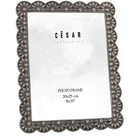 Photo frame Alexandra House Living Silver Plastic 23 x 1 x 28 cm by Alexandra House Living, Table and wall frames - Ref: D162...