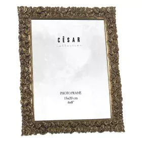 Photo frame Alexandra House Living Golden Plastic 19 x 1 x 24 cm by Alexandra House Living, Table and wall frames - Ref: D162...