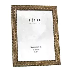 Photo frame Alexandra House Living Golden Plastic 18 x 1 x 23 cm by Alexandra House Living, Table and wall frames - Ref: D162...