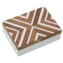 Caja-Joyero Alexandra House Living Blanco Marrón Plástico 18 x 6 x 13 cm de Alexandra House Living, Cajas - Ref: D1625316, Pr...