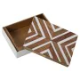 Guarda-Joias Alexandra House Living Branco Castanho Plástico 18 x 6 x 13 cm de Alexandra House Living, Caixas - Ref: D1625316...