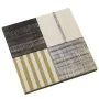 Base para Copos Alexandra House Living Multicolor Madeira 10 x 1 x 10 cm 4 Peças de Alexandra House Living, Base para copos -...