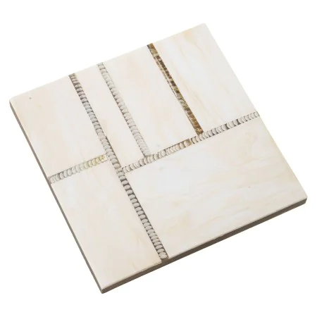 Posavasos Alexandra House Living Multicolor Madera 10 x 1 x 10 cm 4 Piezas de Alexandra House Living, Posavasos - Ref: D16253...