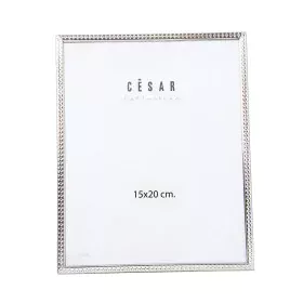 Moldura de Fotos Alexandra House Living Prateado Metal 15 x 20 x 1 cm de Alexandra House Living, Molduras de parede e mesa - ...