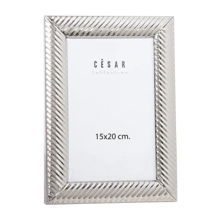 Moldura de Fotos Alexandra House Living Prateado Metal 17 x 22 x 1 cm de Alexandra House Living, Molduras de parede e mesa - ...