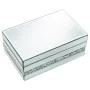 Box-Schmuckkästchen Alexandra House Living Grau Kristall Spiegel 22 x 9 x 14 cm von Alexandra House Living, Schmuckkästen - R...