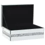 Jewelry box Alexandra House Living Grey Crystal Mirror 22 x 9 x 14 cm by Alexandra House Living, Boxes - Ref: D1625415, Price...