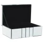 Box-Schmuckkästchen Alexandra House Living Grau Kristall Spiegel 22 x 9 x 14 cm von Alexandra House Living, Schmuckkästen - R...