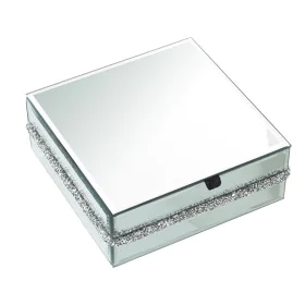 Caja-Joyero Alexandra House Living Gris Cristal Espejo 15 x 6 x 15 cm de Alexandra House Living, Cajas - Ref: D1625419, Preci...