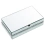 Guarda-Joias Alexandra House Living Cinzento Cristal Espelho 22 x 6 x 13 cm de Alexandra House Living, Caixas - Ref: D1625420...