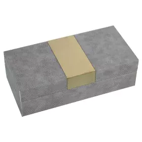 Guarda-Joias Alexandra House Living Cinzento Madeira 25 x 7 x 12 cm de Alexandra House Living, Caixas - Ref: D1625425, Preço:...