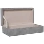 Guarda-Joias Alexandra House Living Cinzento Madeira 25 x 7 x 12 cm de Alexandra House Living, Caixas - Ref: D1625425, Preço:...