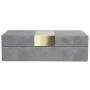 Guarda-Joias Alexandra House Living Cinzento Madeira 25 x 7 x 12 cm de Alexandra House Living, Caixas - Ref: D1625425, Preço:...