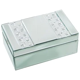 Caja-Joyero Alexandra House Living Transparente Cristal Espejo 21 x 9 x 13 cm de Alexandra House Living, Cajas - Ref: D162542...