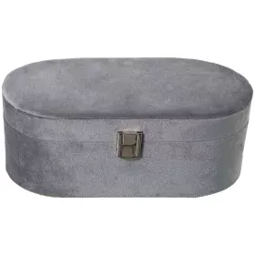 Jewelry box Alexandra House Living Grey Textile 26 x 10 x 13 cm by Alexandra House Living, Boxes - Ref: D1625440, Price: 26,3...