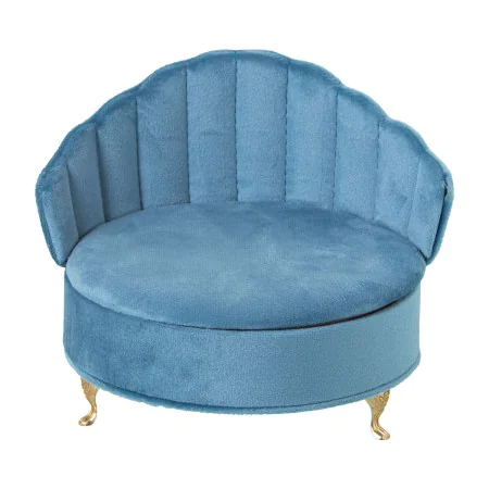 Boîte à bijoux Alexandra House Living Bleu Textile 17 x 15 x 17 cm Fauteuil de Alexandra House Living, Boîtes - Réf : D162544...