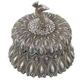 Jewelry box Alexandra House Living Silver Plastic 13 x 12 x 13 cm Peacock by Alexandra House Living, Boxes - Ref: D1625485, P...