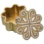 Caja Decorativa Alexandra House Living Oro Plástico 16 x 7 x 16 cm de Alexandra House Living, Cajas - Ref: D1625495, Precio: ...