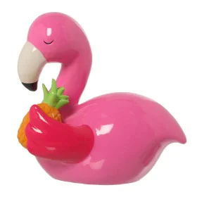 Figurine Décorative Alexandra House Living Rose Céramique Flamant rose 22 x 22 x 17 cm de Alexandra House Living, Pièces de c...