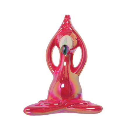 Decorative Figure Alexandra House Living Pink Ceramic Pink flamingo 15 x 18 x 10 cm by Alexandra House Living, Collectables -...