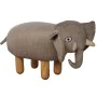 Pouffe Alexandra House Living Brown Wood Elephant 50 x 32 x 29 cm by Alexandra House Living, Footstools - Ref: D1625518, Pric...