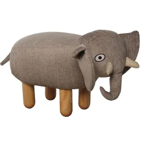 Puff Alexandra House Living Marrón Madera Elefante 50 x 32 x 29 cm de Alexandra House Living, Puffs - Ref: D1625518, Precio: ...