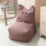 Pouffe Alexandra House Living Violet Plastic Cat 43 x 52 x 50 cm by Alexandra House Living, Footstools - Ref: D1625520, Price...