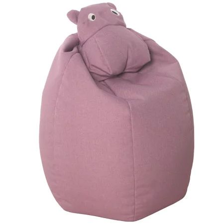 Pouf Alexandra House Living Rose Plastique Hippopotame 58 x 65 x 58 cm de Alexandra House Living, Poufs - Réf : D1625521, Pri...