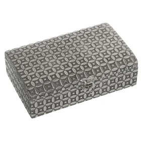 Caja-Joyero Alexandra House Living Plateado Metal 20 x 6 x 13 cm de Alexandra House Living, Cajas - Ref: D1625557, Precio: 11...