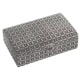 Caja-Joyero Alexandra House Living Plateado Metal 20 x 6 x 13 cm de Alexandra House Living, Cajas - Ref: D1625557, Precio: 12...