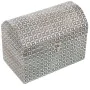 Box-Schmuckkästchen Alexandra House Living Silberfarben Metall 25 x 18 x 15 cm von Alexandra House Living, Schmuckkästen - Re...