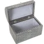 Box-Schmuckkästchen Alexandra House Living Silberfarben Metall 25 x 18 x 15 cm von Alexandra House Living, Schmuckkästen - Re...